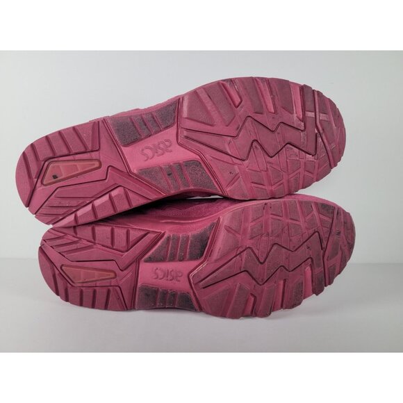 ASICS Women's Size 9 Gel-Kayano Trainer Retro Dark Pink Suede Running Shoe h669l - Picture 5 of 11
